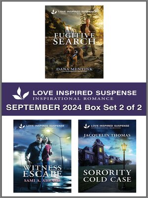 cover image of Love Inspired Suspense September 2024--Box Set 2 of 2